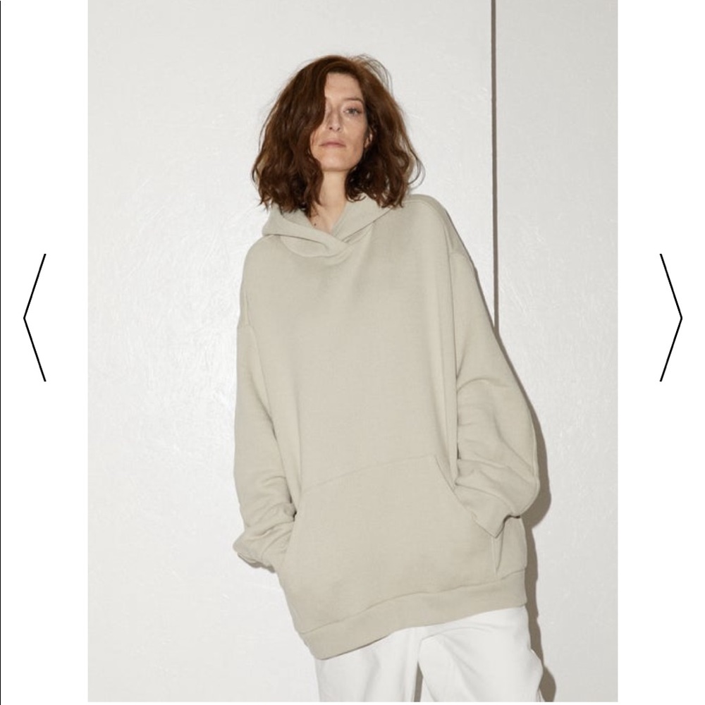 Raey oversized cotton hooded sweatshirt